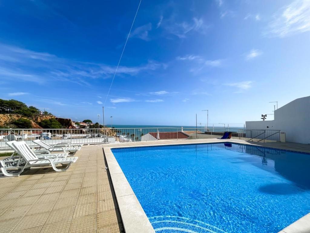 Magnifique Duplex Avec Piscine En Bord De Mer Apartment Olhos de Agua  Exterior foto